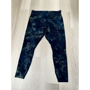 Lululemon Align High Rise Pant Size 18 Diamond Dye Graphite Grey Bronze Green #2